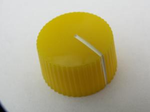 YELLOW CONTROL POTENTIOMETER KNOB